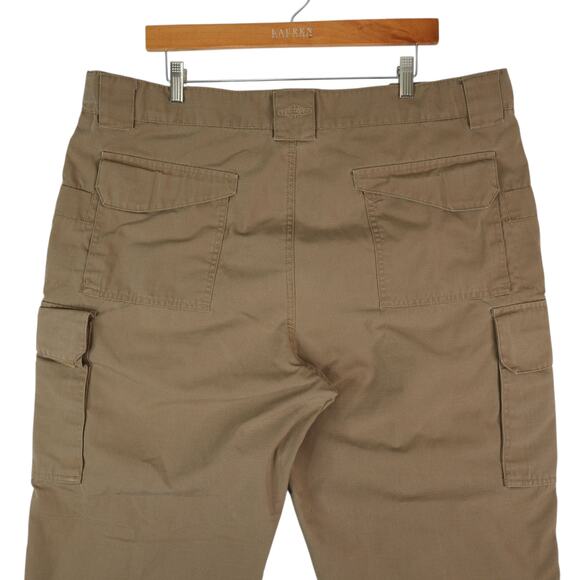 Tru-Spec Tactical Cargo Pants Mens 40x30 Khaki Ripstop Outdoor Gorpcore Zip Fly - Picture 4 of 11